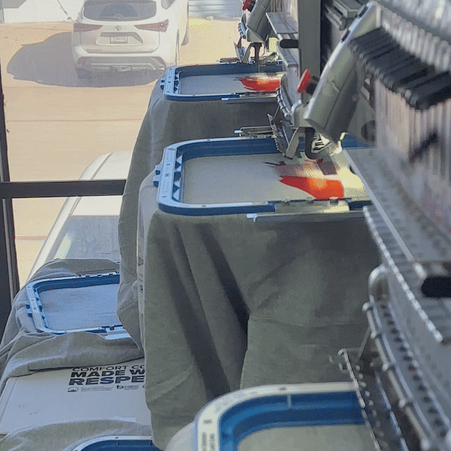 Embroidery process