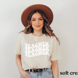 Groovy Teacher Shirt – Retro Teacher Shirts – Cute Shirt for Teachers, Teacher Appreciation Gift – Elementary School Teacher Shirt