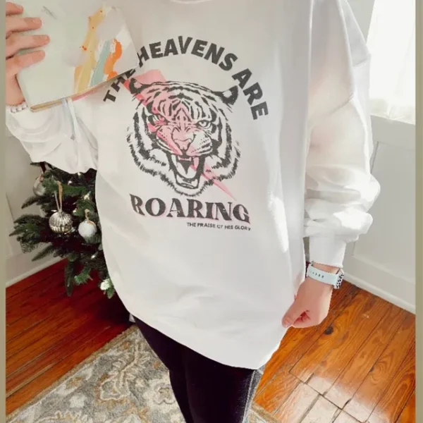 Christian Apparel Faith Sweatshirt – The Heavens Are Roaring Shirt