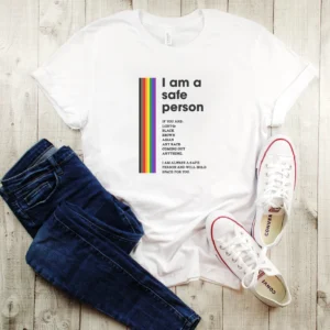 LGBTQ Pride Shirt – Ally Shirt – Safe Person Shirt – LGBT Shirt For Ally – Safe Space Pride Shirt – Ally Gift – Rainbow Tshirt – Equality