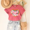 Pride Mom shirt – LGBT Mom Shirt – Proud Mom T-shirt – Proud Mama Rainbow Tee – Vintage Proud Mama Shirt – LGBT Support Tee