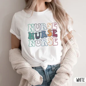 Groovy Nurse Shirt – Registered Nurse – RN Shirt – Cute New Nurse Gifts – Nurse Appreciation – Nursing School