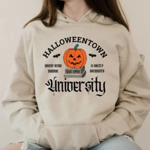 Halloween School Sweatshirt – Halloweentown University Sweatshirt – Halloween Town Sweatshirt – Fall Halloween Sweatshirt – Halloweentown Gift