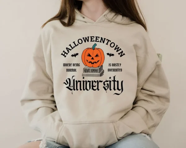 Halloween School Sweatshirt – Halloweentown University Sweatshirt – Halloween Town Sweatshirt – Fall Halloween Sweatshirt – Halloweentown Gift