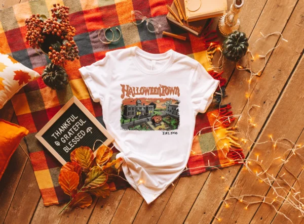 HalloweenTown 1998 Shirt, Disney Halloween Costume T-Shirt, Fall Pumpkin Shirt for Halloween Party