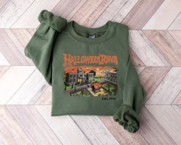 HalloweenTown 1998 Shirt, Disney Halloween Costume T-Shirt, Fall Pumpkin Shirt for Halloween Party