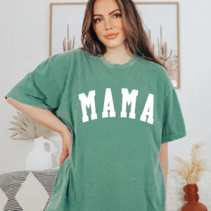 Comfort Color Mama Shirt – Mom Shirt – Mommy Shirt – Cute Mom Shirt – Mother’s Day Gift – Mom Life Shirt – Mama Shirt