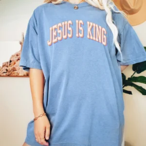 Christian Shirt – Jesus Is King Shirt – God Shirt – Christian Gift – Faith Based Shirt – Christian Apparel Shirt – Religious Shirt