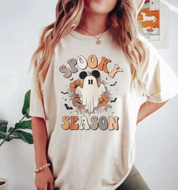 Mickey Ghost Shirt – Mickey Spooky Season Shirt – Mickey Boo Halloween Shirt – Pumpkin Mickey – Disney Spooky Shirt – Disney Halloween Gift