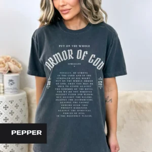 Bible Verse Shirt – Armor Of God Shirt – God Shirt – Christian Gift – Worship Shirt – Faith Based Shirt – Christian Apparel Shirt