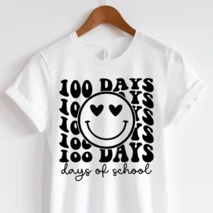 Teacher Shirt – 100 Days of School Shirt – 100 Days Teacher Shirt – 100 Days Brighter Gift – Back To School Shirt – Teacher Appreciation Tee