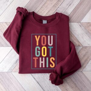 Teacher Shirt – You Got This Teacher Crewneck Sweater – Cute Teacher Gift – Elementary School Teacher Shirt – Group Teacher Matching Shirt