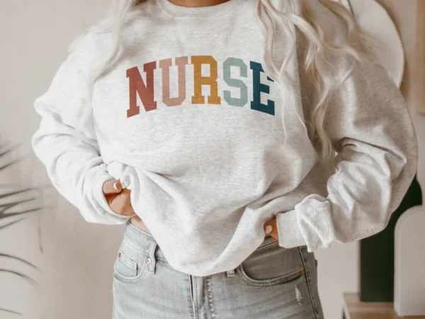 Vintage Nurse Sweatshirt, Nurse Week, Nursing School T-shirt, Nurse Grad Gifts