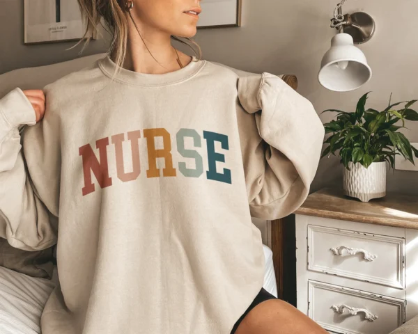 Vintage Nurse Sweatshirt, Nurse Week, Nursing School T-shirt, Nurse Grad Gifts