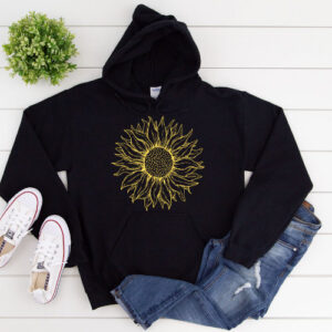 Sunflower Sweatshirt – Fall Sweaters – Fall Tee Shirt – Ladies Fall Sweatshirt