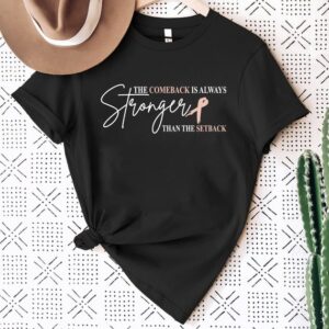 The Comeback Is Always Stronger Than The Setback – Breast Cancer Survivor Gift