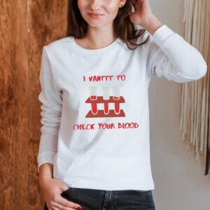 I Vant to Check Your Blood, Vampire Nurse Shirt