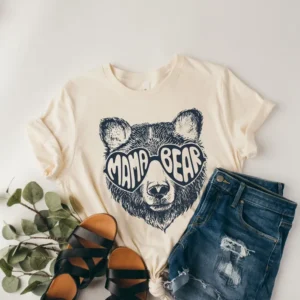 Mama Bear Shirt – Mothers Day Gift – Mama Bear Gift – Gift For Mom – Baby Shower Gifts – Animal Naturel Lover Shirt – Cute Mama Bear Shirt – Mom Life