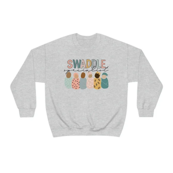 Swaddle Specialist Sweatshirt – NICU Tech – Mother Baby Nurse Shirt – Mother Baby Nurse  Gift – Baby Swaddler Shirt