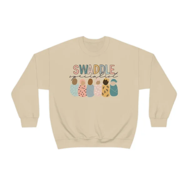 Swaddle Specialist Sweatshirt – NICU Tech – Mother Baby Nurse Shirt – Mother Baby Nurse  Gift – Baby Swaddler Shirt