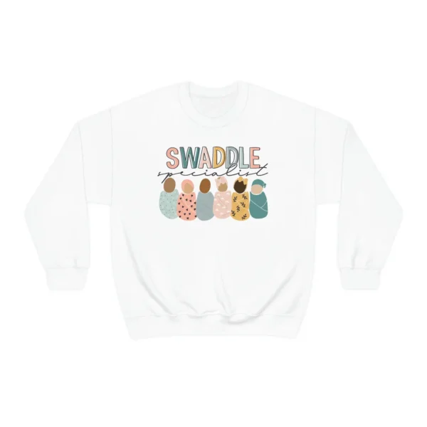 Swaddle Specialist Sweatshirt – NICU Tech – Mother Baby Nurse Shirt – Mother Baby Nurse  Gift – Baby Swaddler Shirt