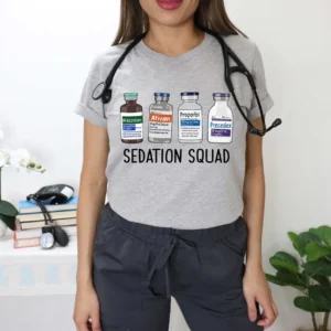 Sedation Squad Shirt – ICU Nurse Shirt – Nurse Shirt – Nurse Gift