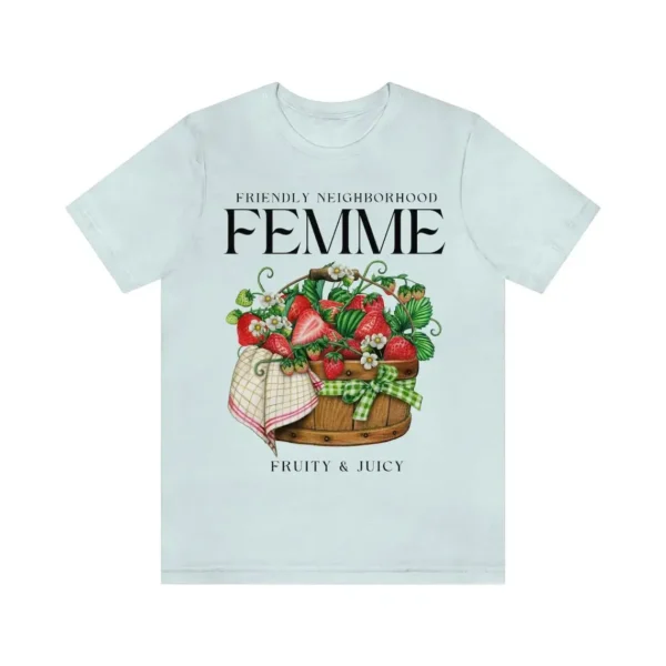 Friendly Neighborhood Femme Shirt – Lesbian Shirt – Lesbian Pride Shirt – Fruity Shirt – Queer WLW Gift