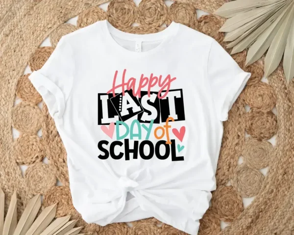 Last Day Of School Retro Shirt – Funny Teacher Shirt – End Of Year Teacher Gift – Teacher Gift