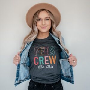 Peds Crew Shirt – Pediatric Nurse Gift – Peds Nurse Shirt – Nurses Week Shirt – Peds Nurse Gift – Pediatric RN