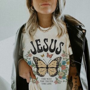 Jesus Shirt – Boho Christian Shirt – Christians Gift – Jesus Apparel – Faith Based T Shirts – Bible Verse Shirt