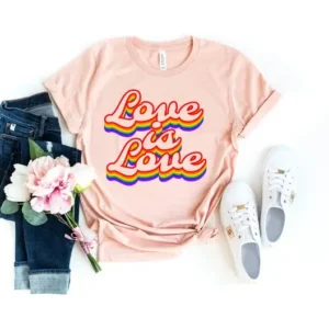 Love is Love Shirt – LGBQT Shirt – Pride Month Shirt – LGBT Shirt – Les Gay Pride Gift