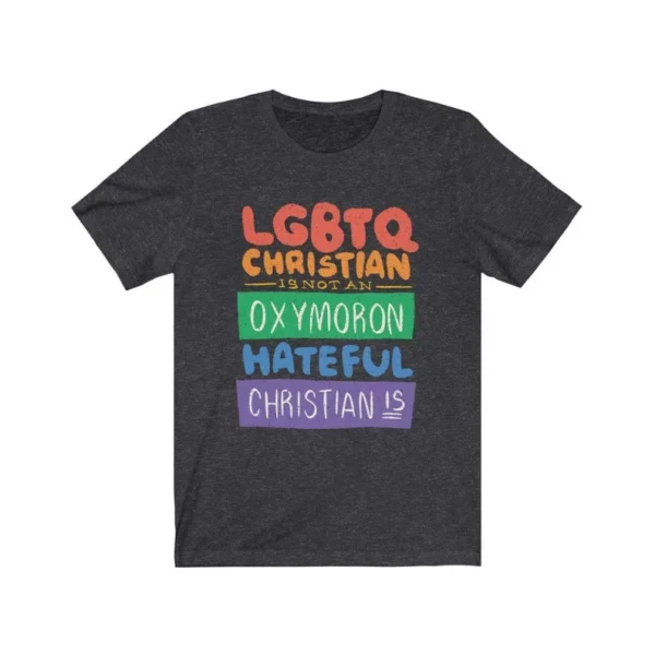 LGBTQ Gay Christian Shirt – Queer Religious LGBT Shirt – LGBTQ Shirt – Rainbow Shirt