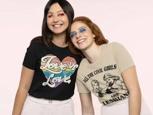 Cool Girls Are Lesbians Shirt, LGBTQ+ Pride T-shirt, Lesbian Gift Tee