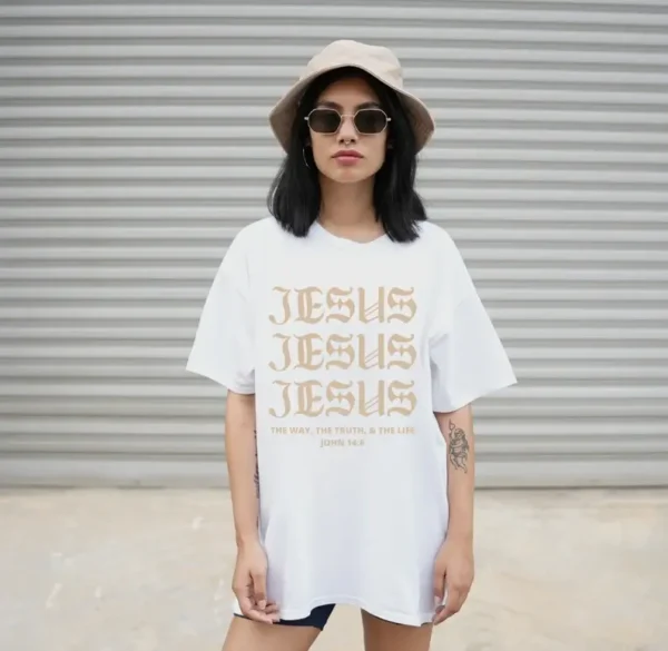 Aesthetic Jesus Shirt – Christian Streetwear – Christian Shirts – Christian Apparel – Christian Gift