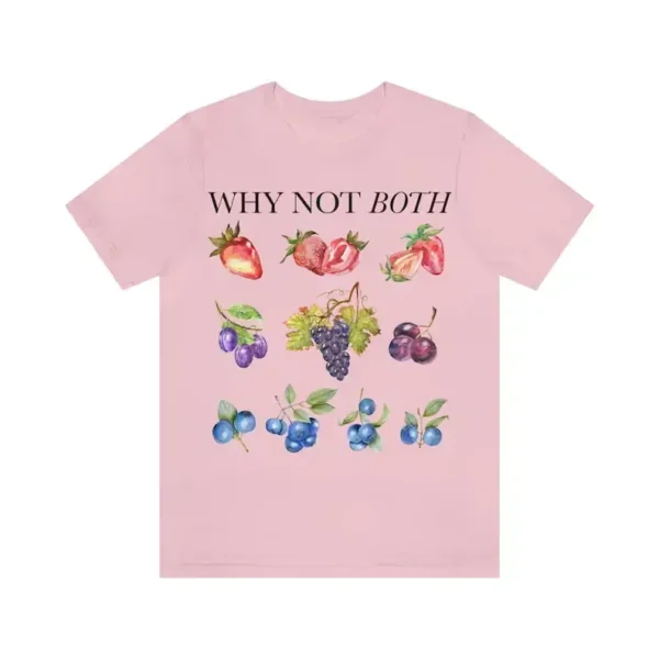 Why Not Both Shirt, Subtle Bisexual T-shirt, Fruity Tee, Queer Pride Shirt