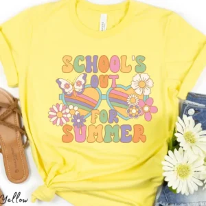 Schools Out for Summer Shirt – Teacher Apparel – Teacher Summer Shirt – Teacher Off Duty