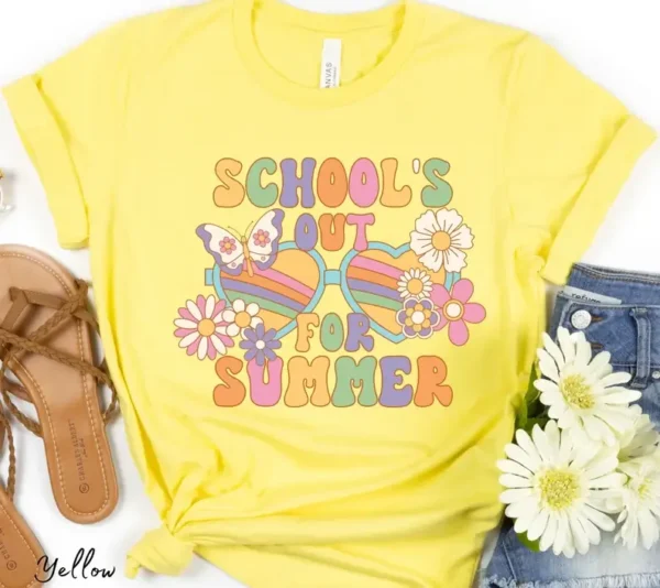 Schools Out for Summer Shirt – Teacher Apparel – Teacher Summer Shirt – Teacher Off Duty