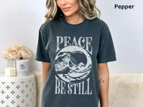 Vintage Christian T-Shirt, Be Still, Pray Tee, Love Like Jesus Shirt, Bible Verse, Inspirational Gift