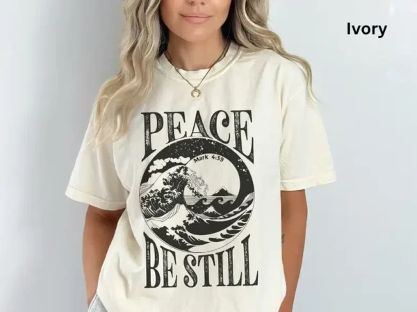 Vintage Christian T-Shirt, Be Still, Pray Tee, Love Like Jesus Shirt, Bible Verse, Inspirational Gift