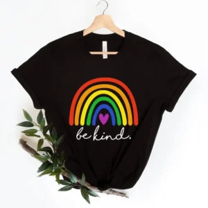 Be Kind Rainbow Shirt – Be Kind Shirt – LGBTQ Shirt – Inspirational Shirt – Kindness Shirt – Equality Shirt – Queer Gift