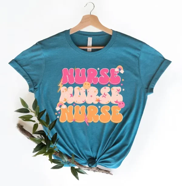 Watercolor Nurse Shirt, RN T-shirt, Nurse Graduation Gifts