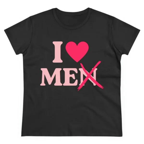 I Love Men (Me) Shirt – Y2K Style Shirt – Funny Shirt for Women – I Heart Shirt – Love Yourself Shirt