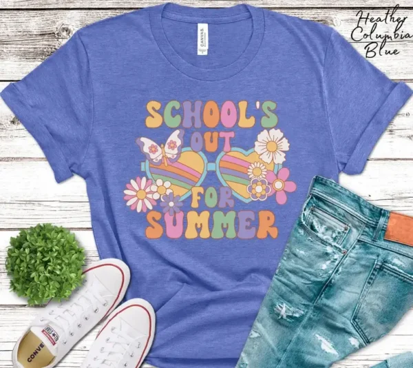 Schools Out for Summer Shirt – Teacher Apparel – Teacher Summer Shirt – Teacher Off Duty