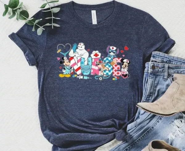 Disney Nurse Shirt, Nurse Vacation Shirt, RN Gifts, Nurse Life Apparel