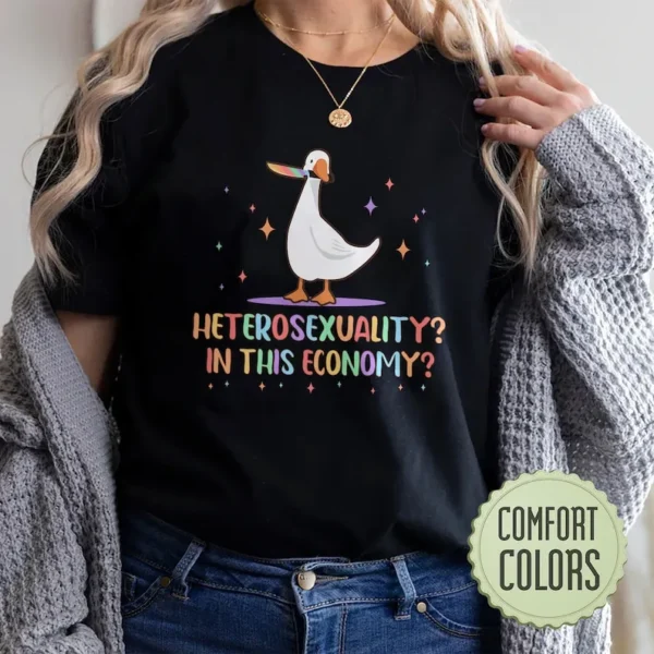 Funny Sarcastic LGBTQ+ T-Shirt, Gay Pride Shirt, Ally Shirt, Gay Goose Gift