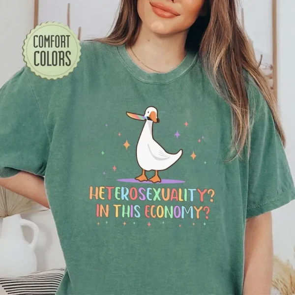 Funny Sarcastic LGBTQ+ T-Shirt, Gay Pride Shirt, Ally Shirt, Gay Goose Gift