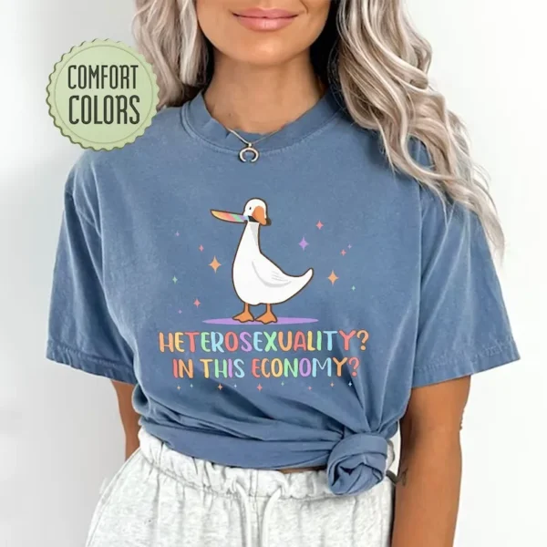 Funny Sarcastic LGBTQ+ T-Shirt, Gay Pride Shirt, Ally Shirt, Gay Goose Gift